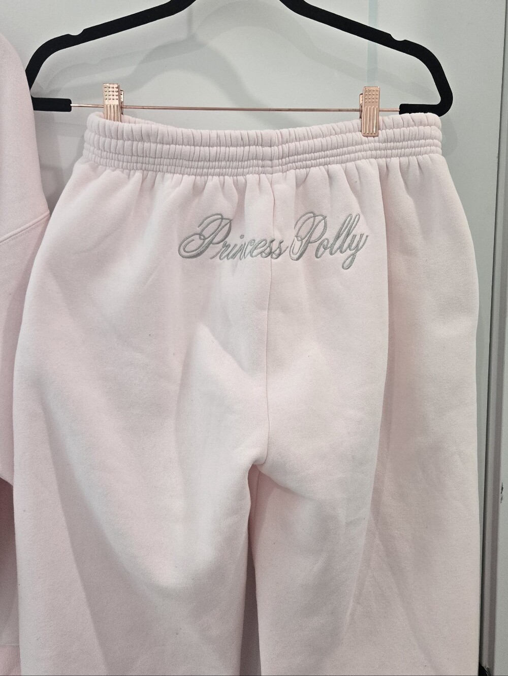 Princess Polly Light Pink Sweatshirt & Joggers Set NWOT - Picture 8 of 16